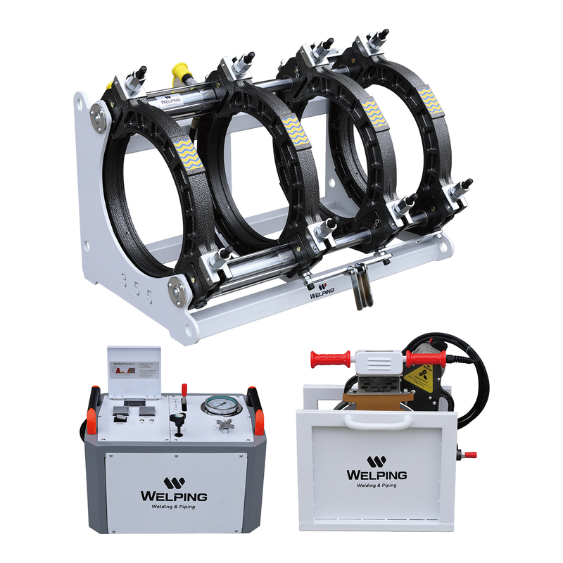 سلسلة متطورة HDPE أنابيب الاندماج آلة لحام WP355A PRO