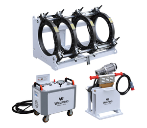 ماكينة لحام المؤخرة HDPE 400 مم | آلة دمج الأنابيب الهيدروليكية WP400A PRO