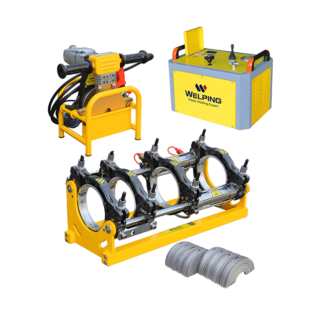 160mm ارتفاع ضغط الساخنة تذوب هيدروليكي بعقب آلة لحام