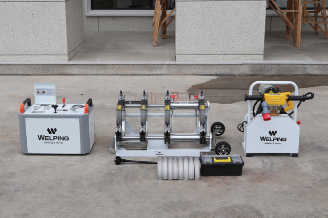 سلسلة متطورة هيدروليكية HDPE أنابيب الاندماج آلة لحام WP250A PRO