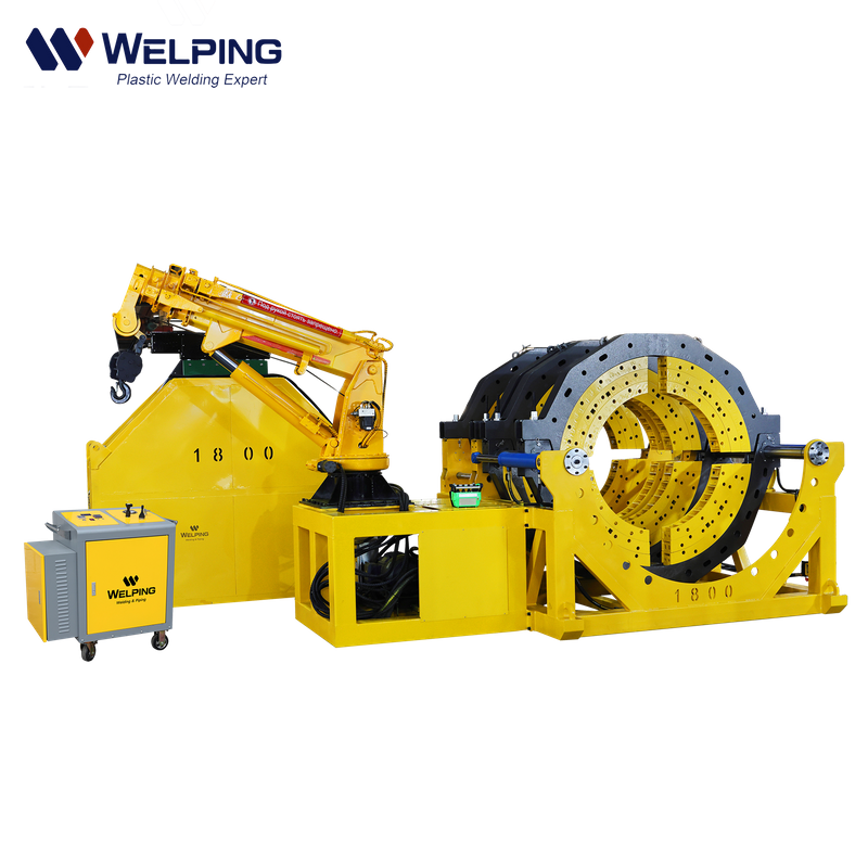 1800mm HDPE أنبوب أنبوب الآلة لحام Fusion Fusion مصنع