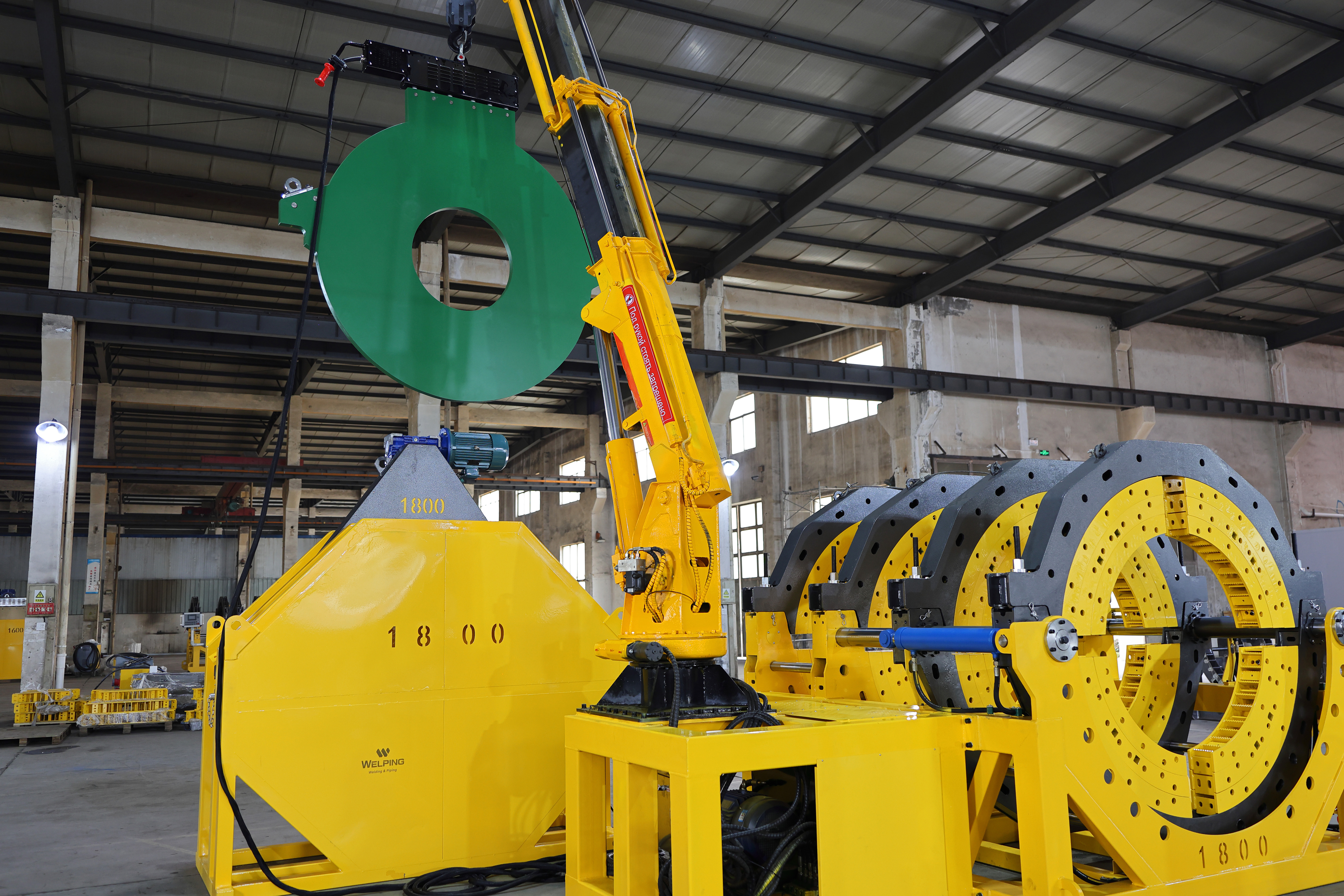1800mm HDPE أنبوب أنبوب الآلة لحام Fusion Fusion مصنع