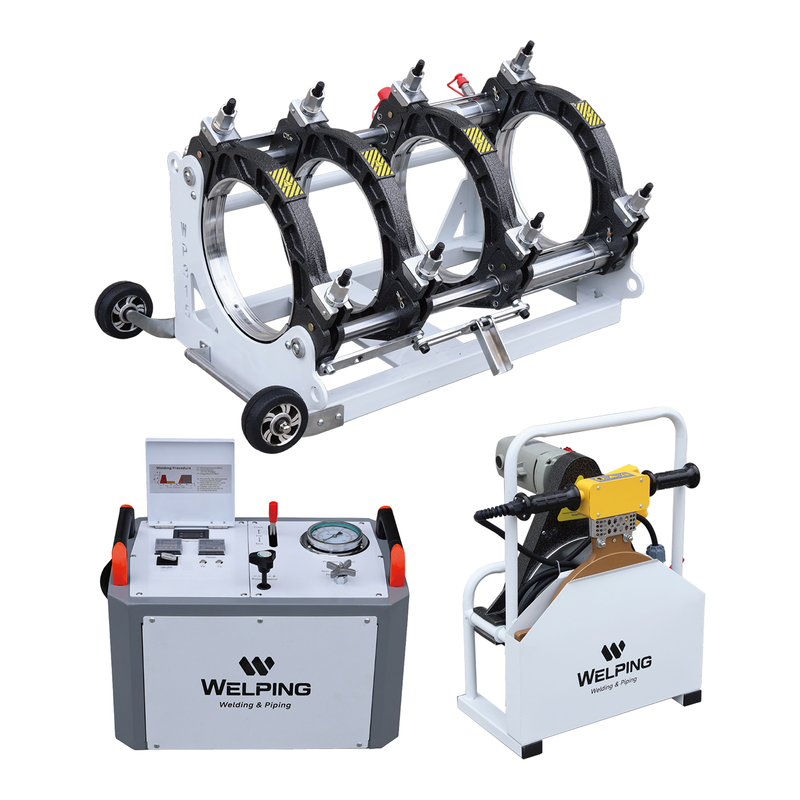 سلسلة متطورة هيدروليكية HDPE أنبوب الاندماج آلة لحام WP315A PRO