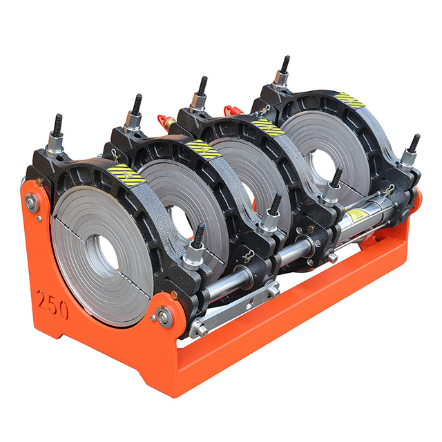 آلة لحام الانصهار الهيدروليكية ذات المستوى الصناعي 250 مللي متر