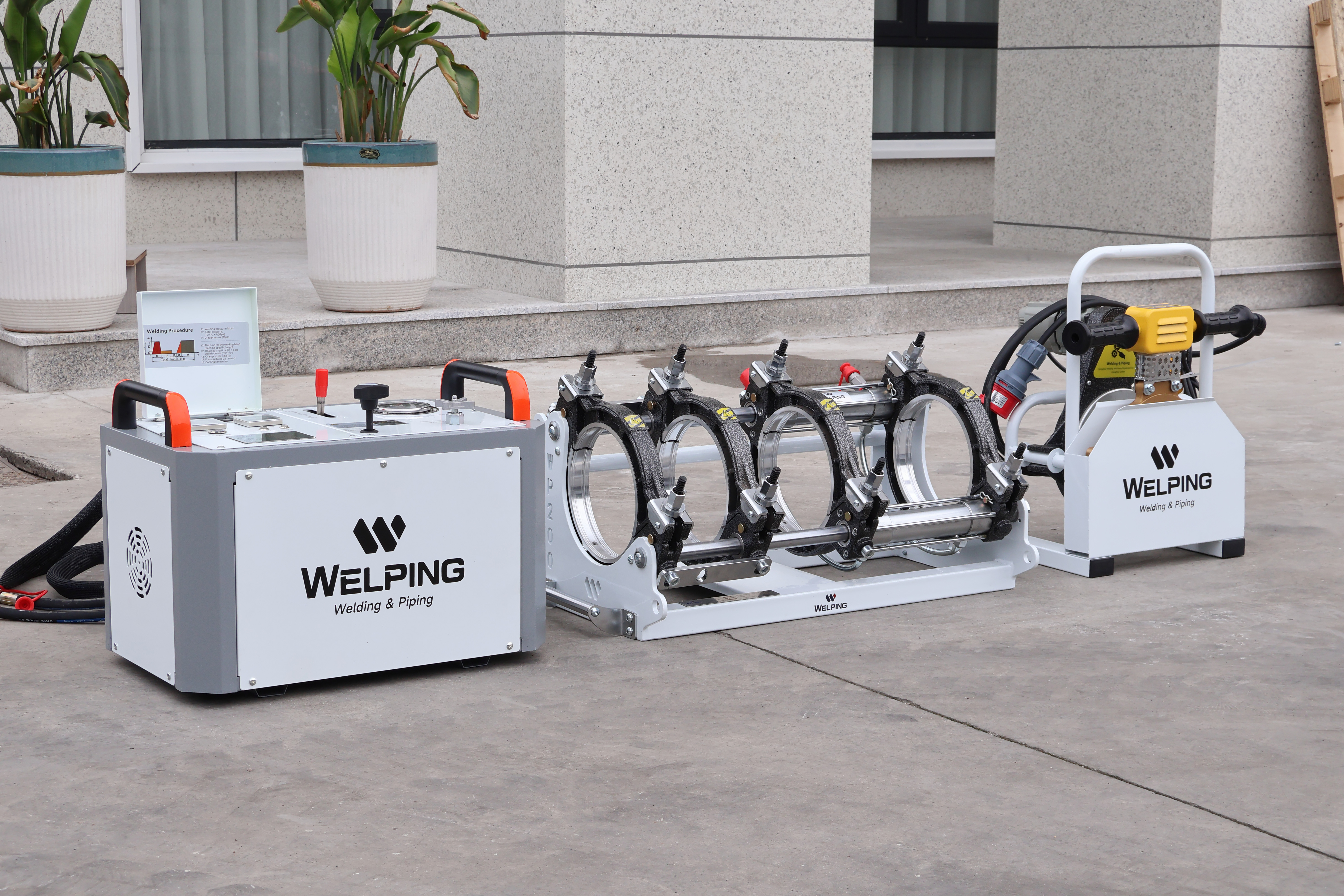 سلسلة متطورة HDPE HDPE الأنابيب لحام الآلة WP200A PRO