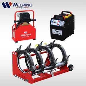 آلة دمج المؤخرة الهيدروليكية WP315A Max لأنابيب HDPE