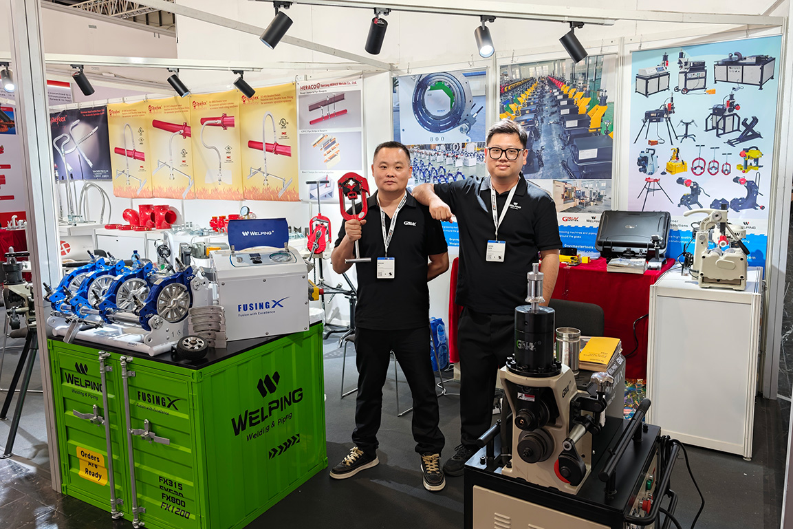 Welping في INTERSCHUTZ 2026: عرض معدات لحام الأنابيب وحلول Gruvmaster Roll Grooving