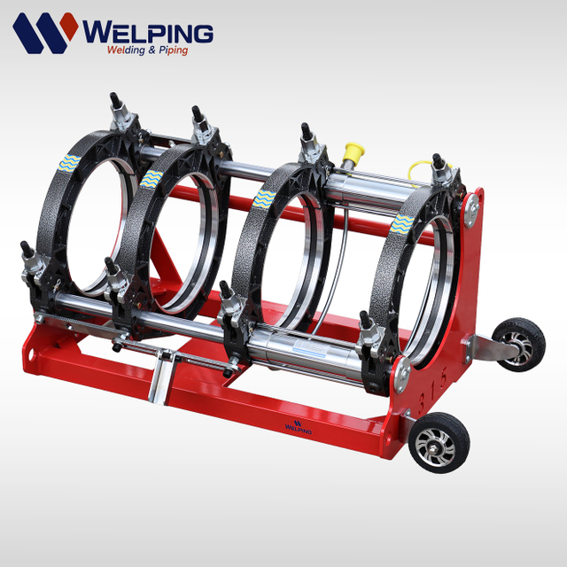 آلة دمج المؤخرة الهيدروليكية WP315A Max لأنابيب HDPE